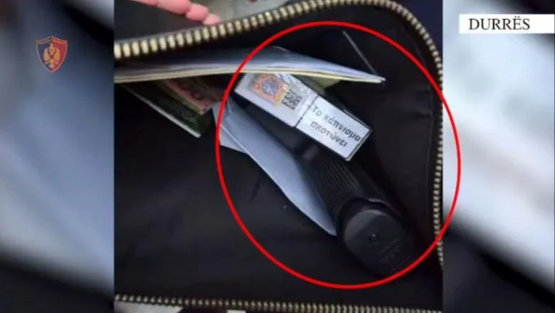 Kružio sa vatrenim oruzjem u Draču, uhapšen 24-godišnjak! Mladić, brat bivšeg predsednika Foruma omladine Demokratske stranke u Kavaji, autor povrede vatrenim oruzjem (EMRI + VIDEO) - Shqiptarja.com