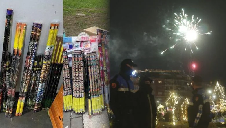 Poslednji dan 2025. policija oduzima 700 petardi i 2899 kapsule u 4 grada! Uhapšene su 3 osobe, 15 drugih pod istragom! Petnaestogodišnji udario policajca - Shqiptarja.com