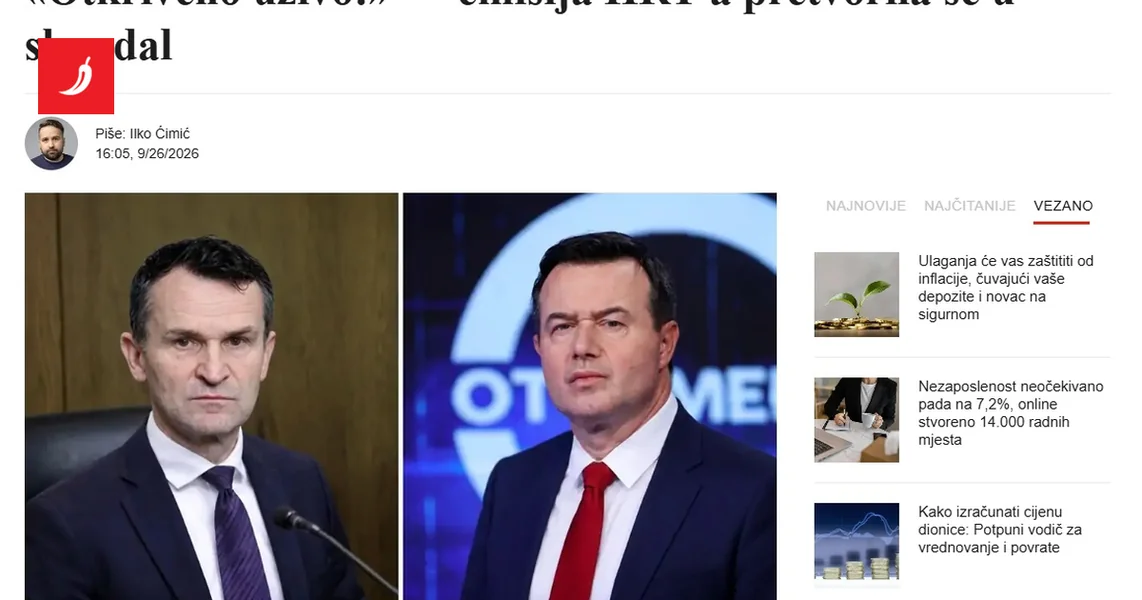 Ovo nije Indexov članak. Šef HNB-a nije smijenjen